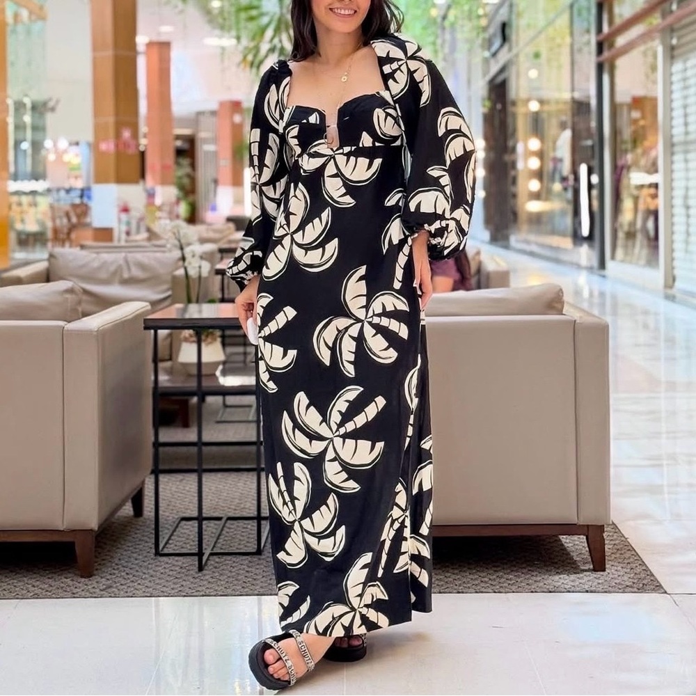 FARM Rio Elegant Long Dress Size S